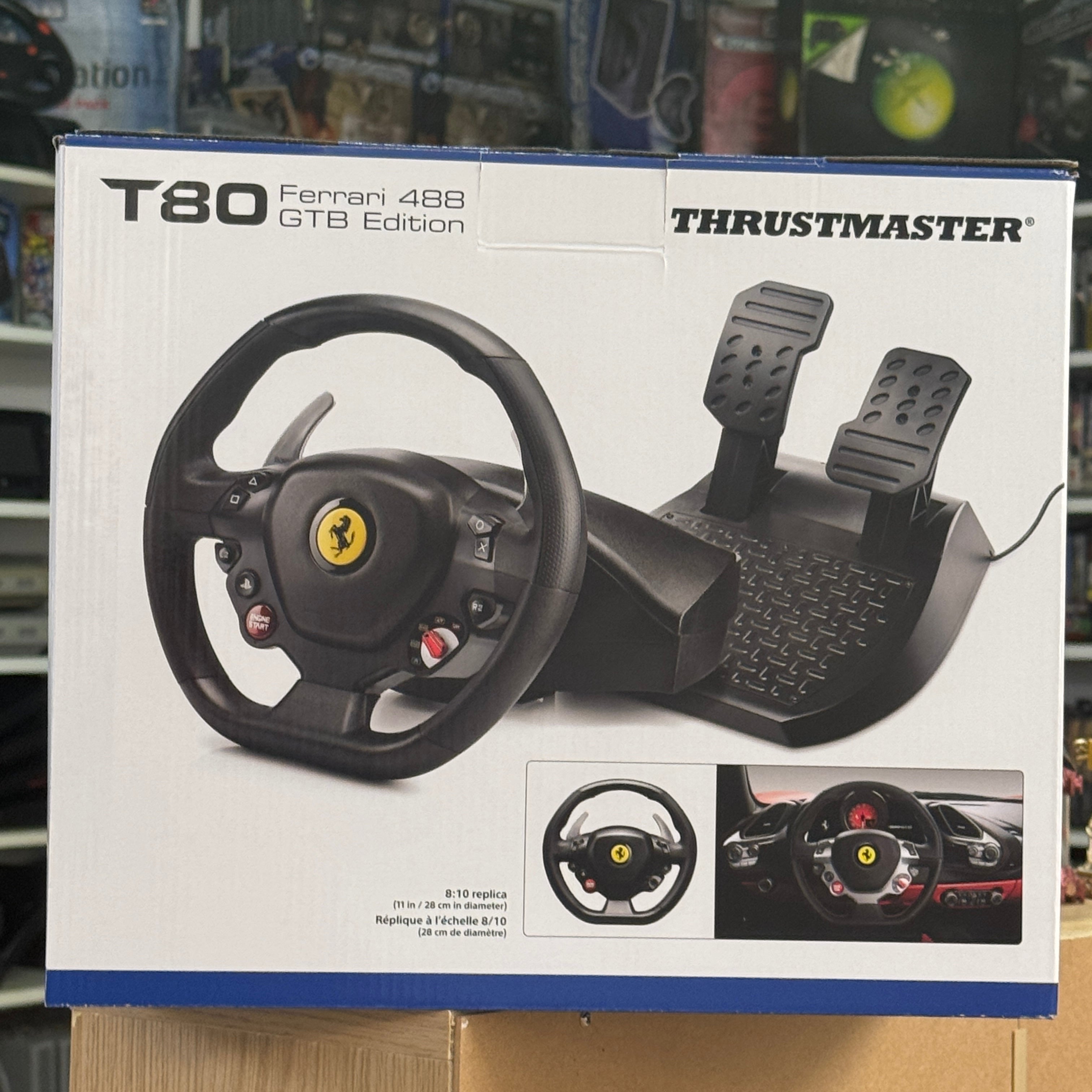 Thrustmaster T80 Ferrari 488 gtb edition PS4 / PS5 / PC Thrustmaster T80 Ferrari 488 gtb edition PS4 / PS5 / PC